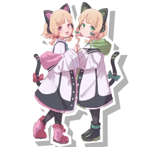 😍 Стикер «Midori & Momoi Blue Archive» для Telegram