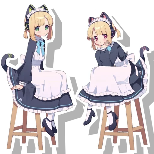😍 Стикер «Midori & Momoi Blue Archive» для Telegram