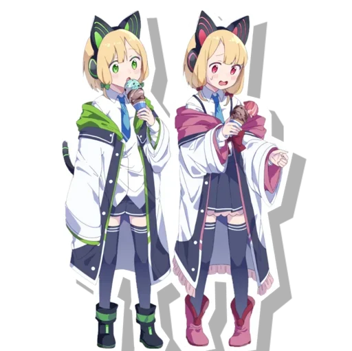😍 Стикер «Midori & Momoi Blue Archive» для Telegram