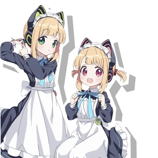 😍 Стикер «Midori & Momoi Blue Archive» для Telegram