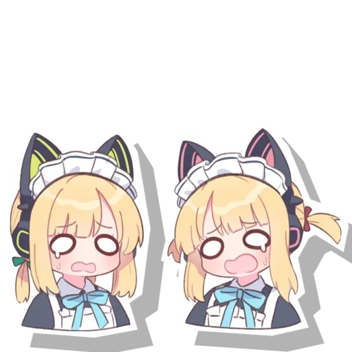 😍 Стикер «Midori & Momoi Blue Archive» для Telegram