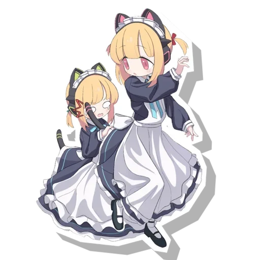 😍 Стикер «Midori & Momoi Blue Archive» для Telegram
