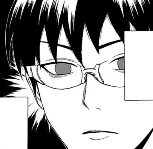 👿 Стикер «The Disastrous Life of Saiki K» для Telegram