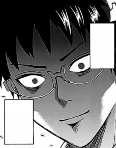 😦 Стикер «The Disastrous Life of Saiki K» для Telegram