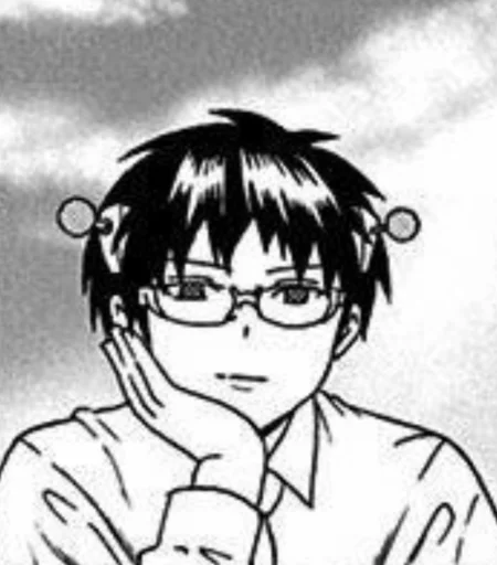 😌 Стикер «The Disastrous Life of Saiki K» для Telegram