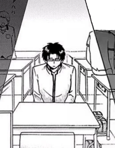 😔 Стикер «The Disastrous Life of Saiki K» для Telegram