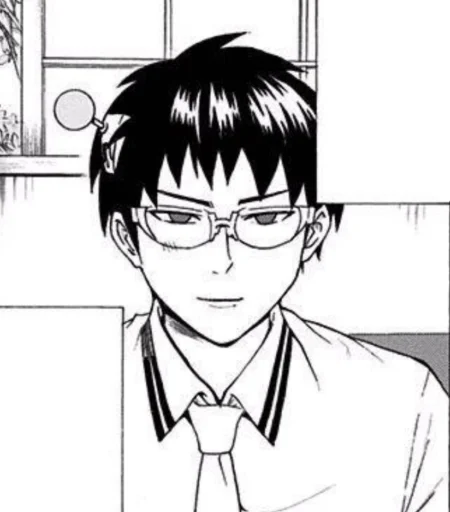 ☺️ Стикер «The Disastrous Life of Saiki K» для Telegram