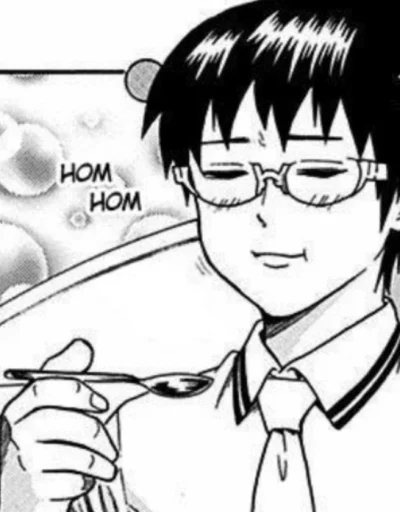 😊 Стикер «The Disastrous Life of Saiki K» для Telegram