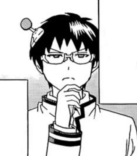 🤔 Стикер «The Disastrous Life of Saiki K» для Telegram