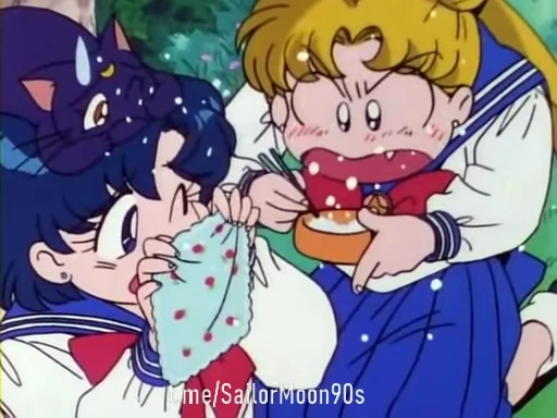 😬 Стикер «Сейлор Мун/Sailor Moon 3» для Telegram
