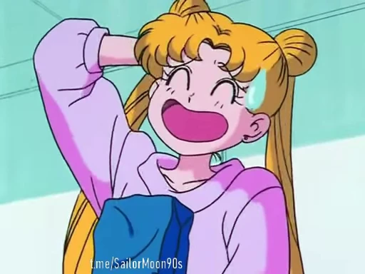 😅 Стикер «Сейлор Мун/Sailor Moon 3» для Telegram