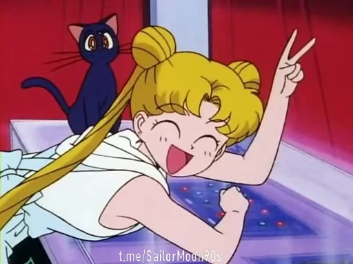 ✌️ Стикер «?Сейлор Мун/Sailor Moon 6?» для Telegram
