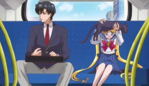 👩‍❤️‍👨 Стикер «Sailor Moon Crystal» для Telegram