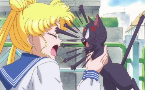 🐱 Стикер «Sailor Moon Crystal» для Telegram