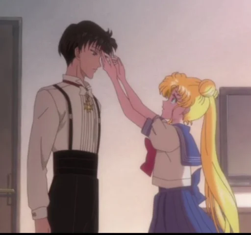 👩‍❤️‍👨 Стикер «Sailor Moon Crystal» для Telegram