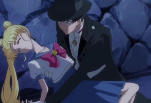 👩‍❤️‍👨 Стикер «Sailor Moon Crystal» для Telegram