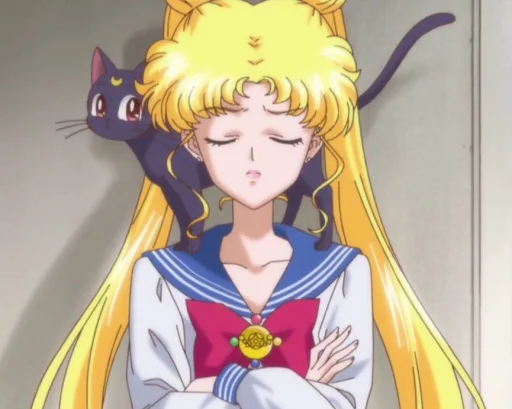 💃 Стикер «Sailor Moon Crystal» для Telegram