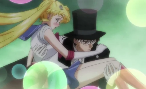 👩‍❤️‍👨 Стикер «Sailor Moon Crystal» для Telegram