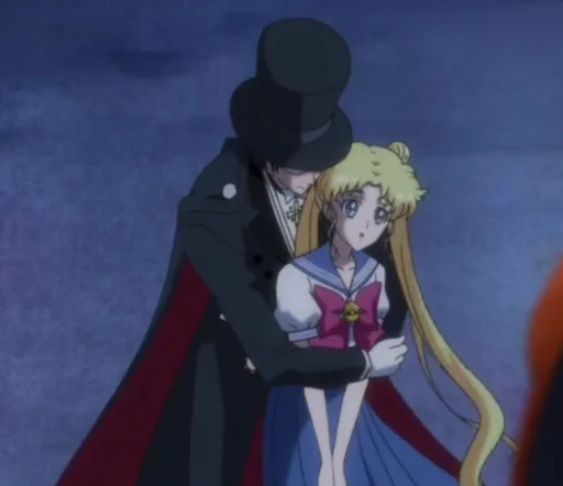 👩‍❤️‍👨 Стикер «Sailor Moon Crystal» для Telegram