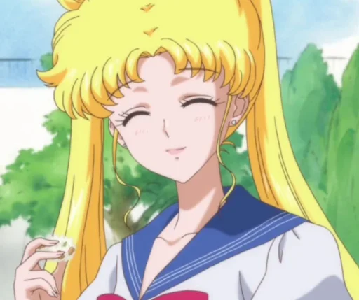 😊 Стикер «Sailor Moon Crystal» для Telegram