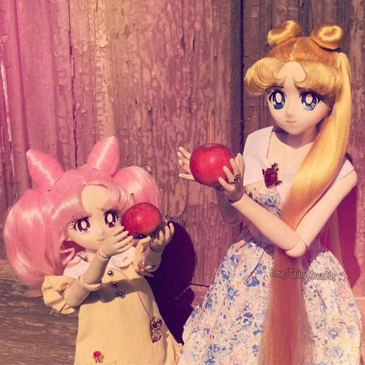 🍎 Стикер «Sailor Moon Dolls» для Telegram