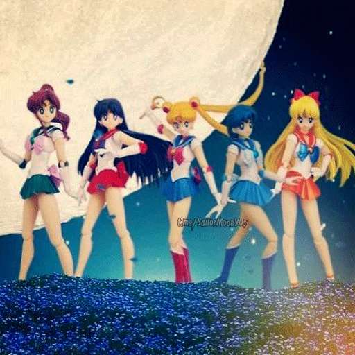 💪 Стикер «Sailor Moon Dolls» для Telegram