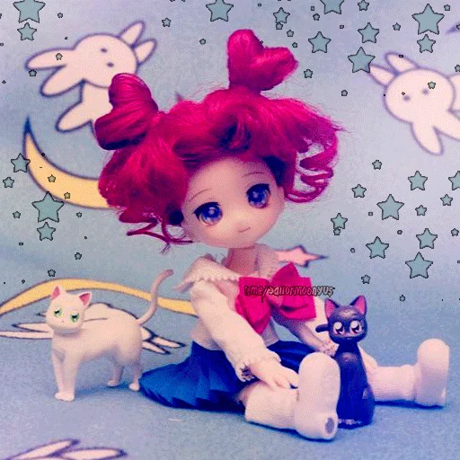 👧 Стикер «Sailor Moon Dolls» для Telegram