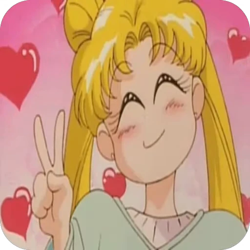Стикерпак Sailor Moon для Telegram