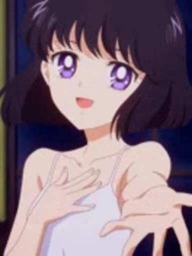 ❤️ Стикер «Sailor Saturn» для Telegram
