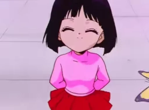 😊 Стикер «Sailor Saturn» для Telegram