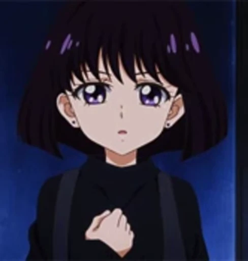🤔 Стикер «Sailor Saturn» для Telegram