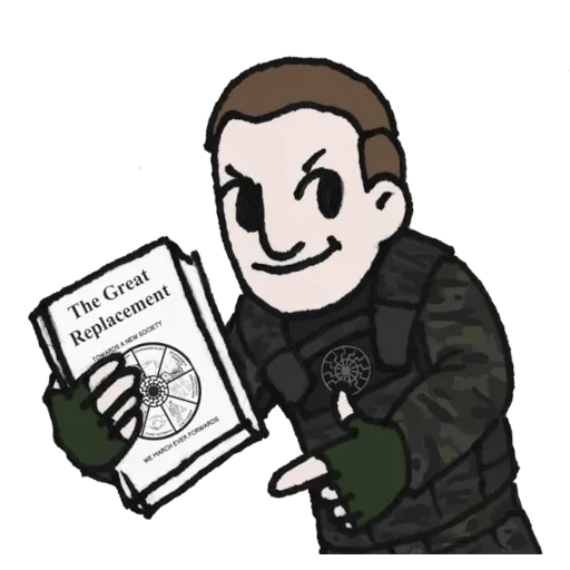 📕 Стикер «Saint Tarrant Reboot» для Telegram