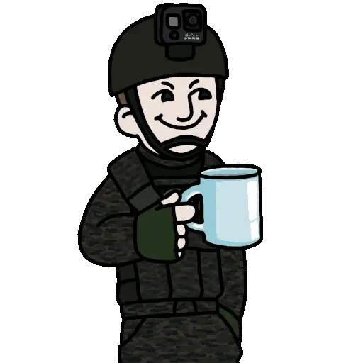 ☕️ Стикер «Saint Tarrant Reboot» для Telegram