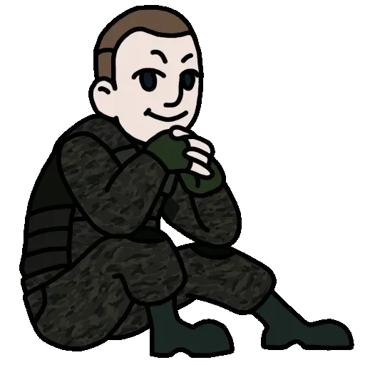 🤔 Стикер «Saint Tarrant Reboot» для Telegram