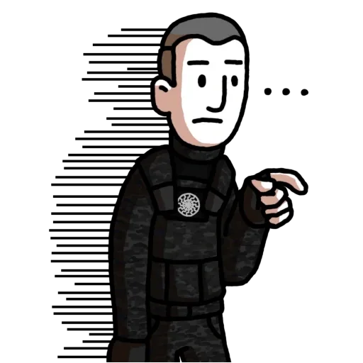😐 Стикер «Saint Tarrant Reboot» для Telegram
