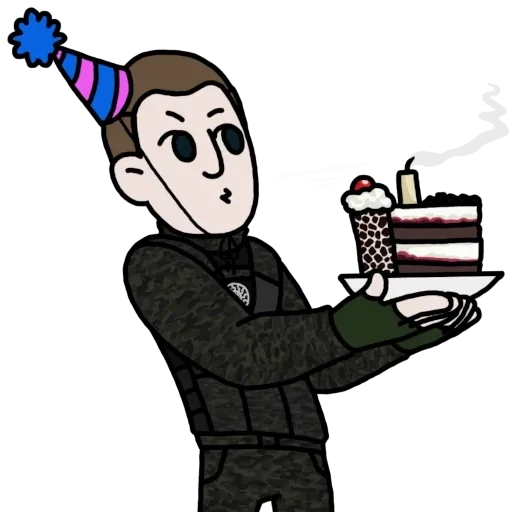🎂 Стикер «Saint Tarrant Reboot» для Telegram
