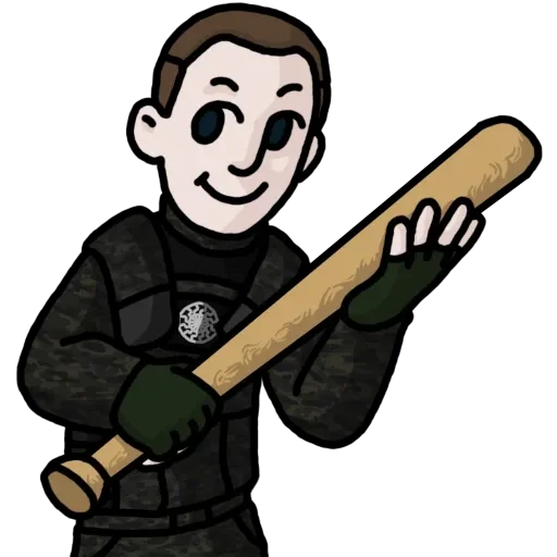 🏏 Стикер «Saint Tarrant Reboot» для Telegram