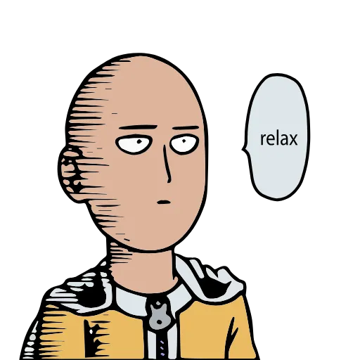 😐 Стикер «Saitama» для Telegram