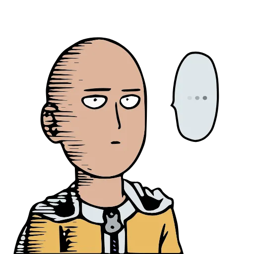 😐 Стикер «Saitama» для Telegram