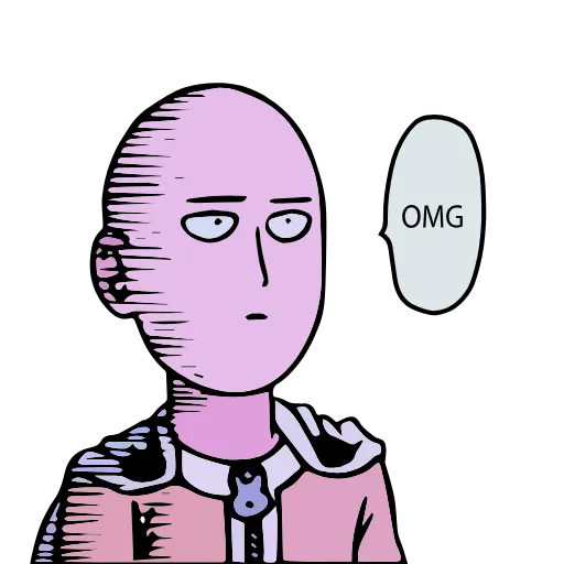 😲 Стикер «Saitama» для Telegram