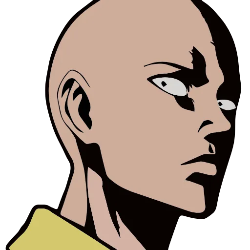 🤨 Стикер «Saitama» для Telegram