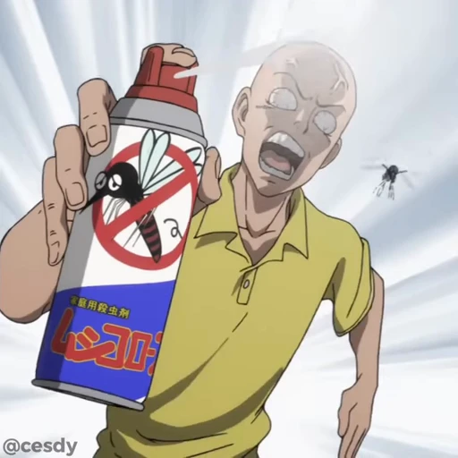 🦟 Стикер «OnePunchMan» для Telegram