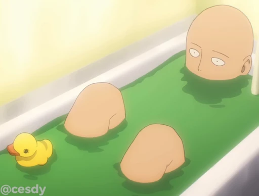 🛀 Стикер «OnePunchMan» для Telegram