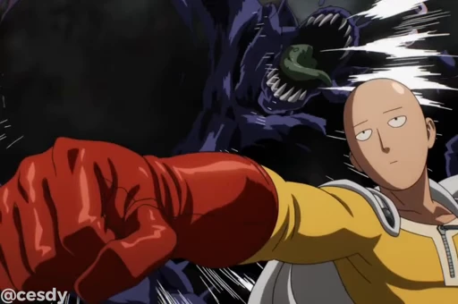 👊 Стикер «OnePunchMan» для Telegram