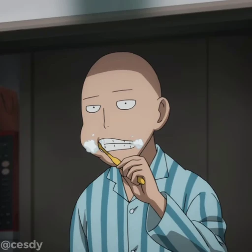 🪥 Стикер «OnePunchMan» для Telegram