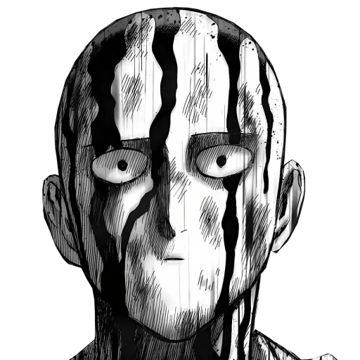 💫 Стикер «Saitama/Garou» для Telegram