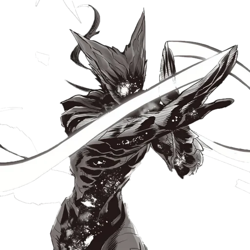 💫 Стикер «Saitama/Garou» для Telegram