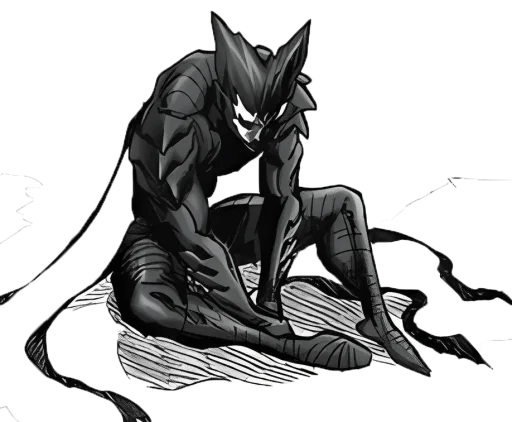 💫 Стикер «Saitama/Garou» для Telegram