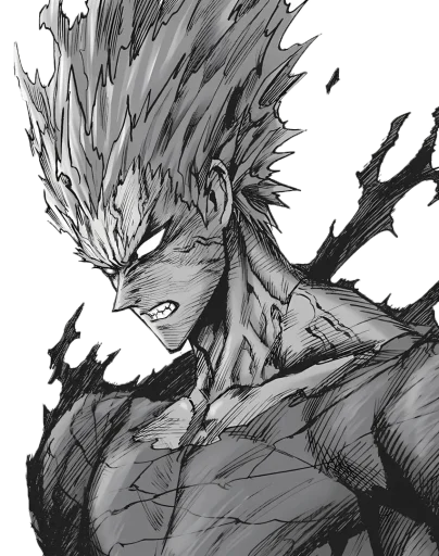 💫 Стикер «Saitama/Garou» для Telegram