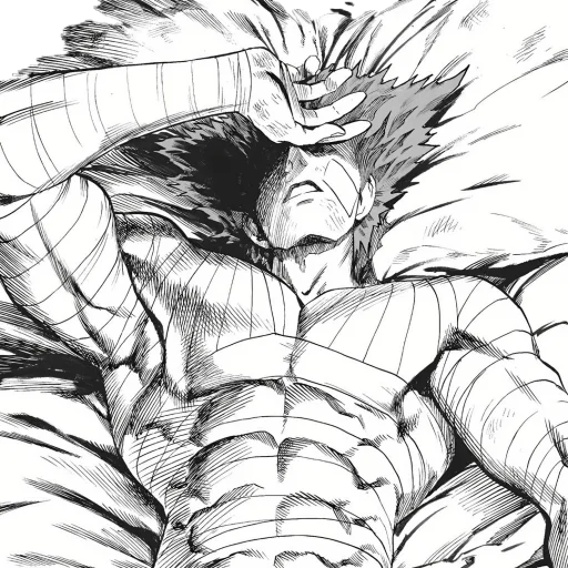 💫 Стикер «Saitama/Garou» для Telegram